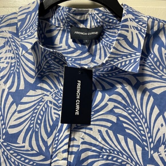 French Curve Summer Blouse Size L / NWT - Picture 2 of 3